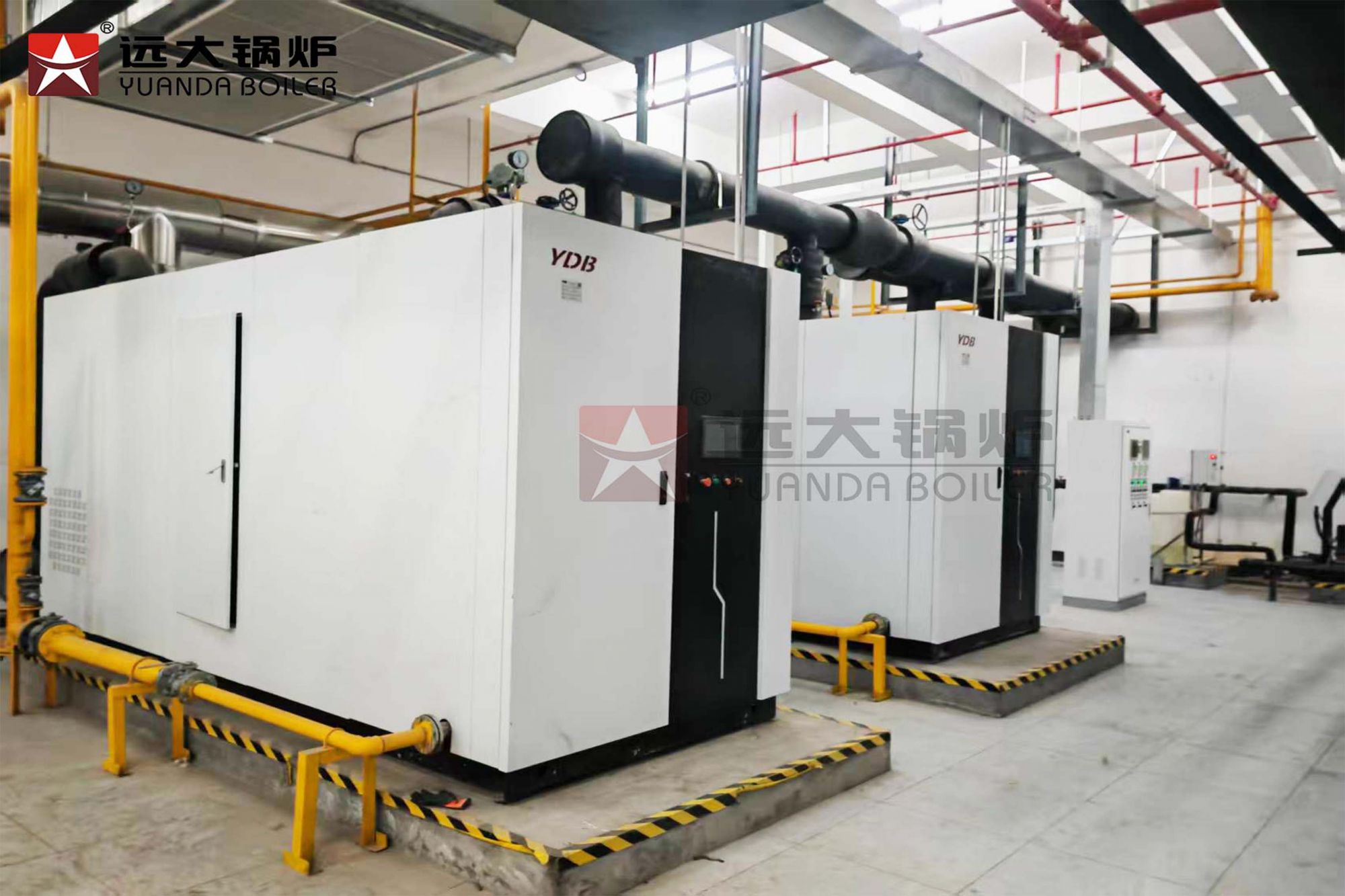 上海山姆超市嘉定店2臺1.4MW燃氣真空冷凝熱水機組